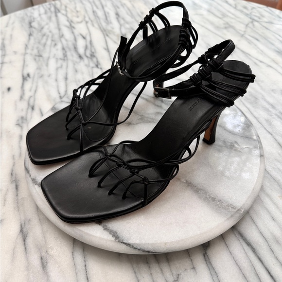 Christopher Esber Black Valletta Strappy Heels. - Picture 7 of 12